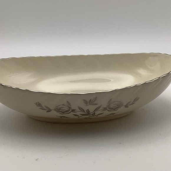 Vintage Lenox Rosemont Oval Serving Bowl - Picture 1 of 11